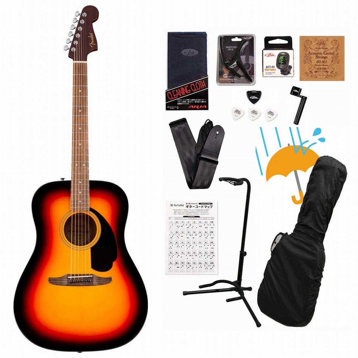 Fender / California Standard Redondo Spruce Top Black Pickguard 3