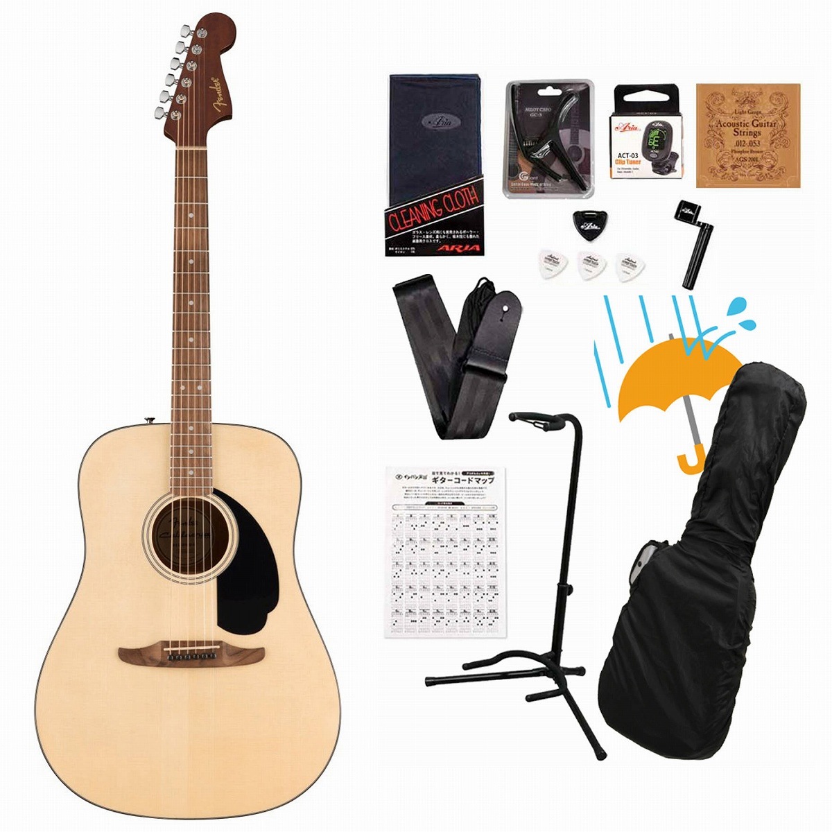 Fender / California Standard Redondo Spruce Top Black Pickguard