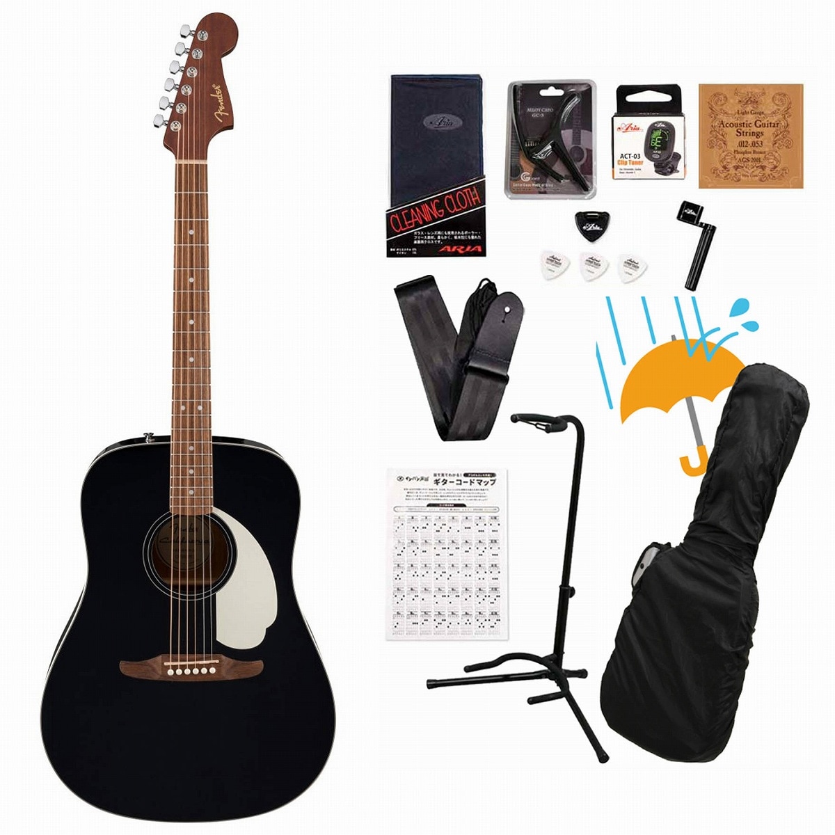 d (アコースティックギター × FENDER × ブラック)の検索結果 | ギター