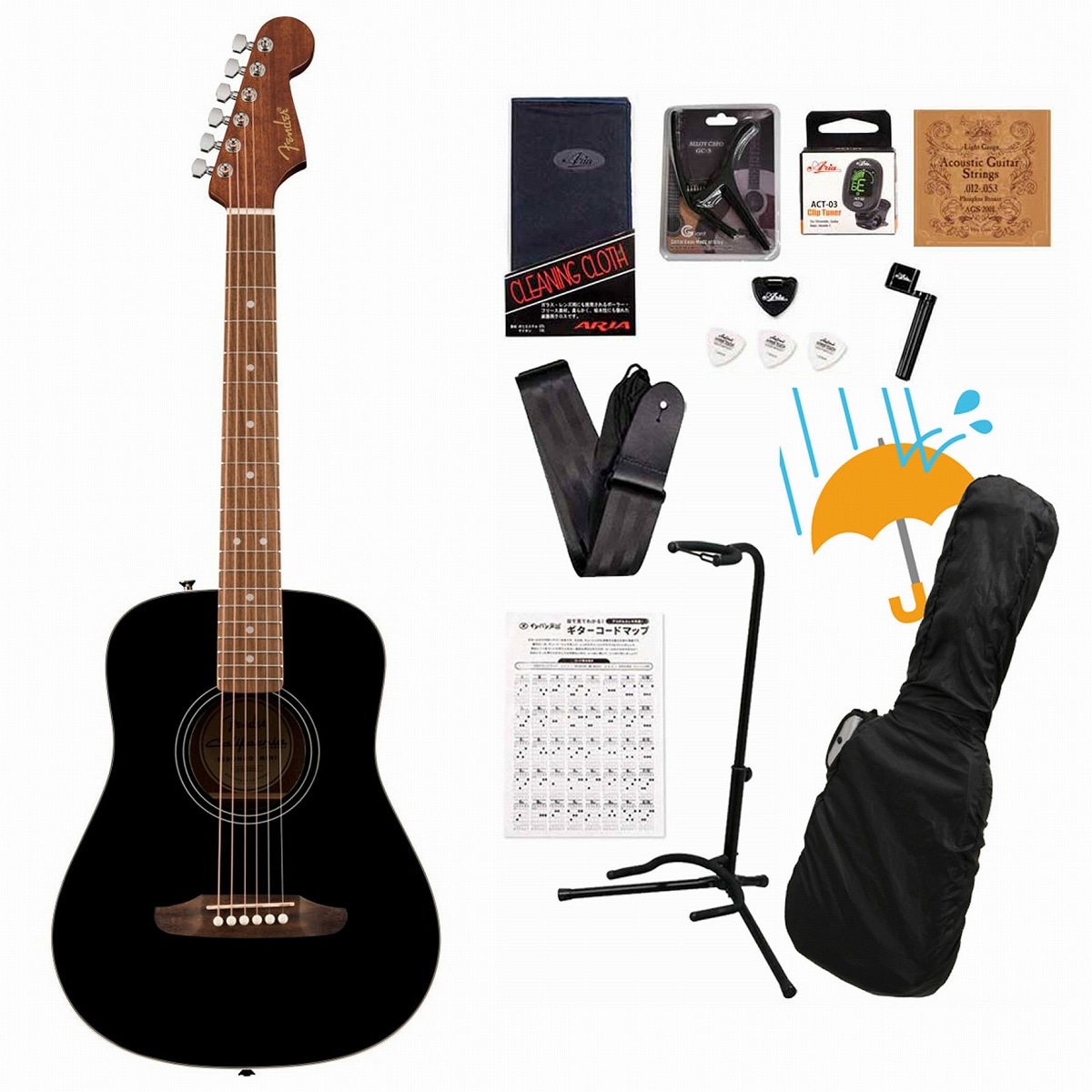 Fender / California Standard Redondo Mini with Bag Spruce Top