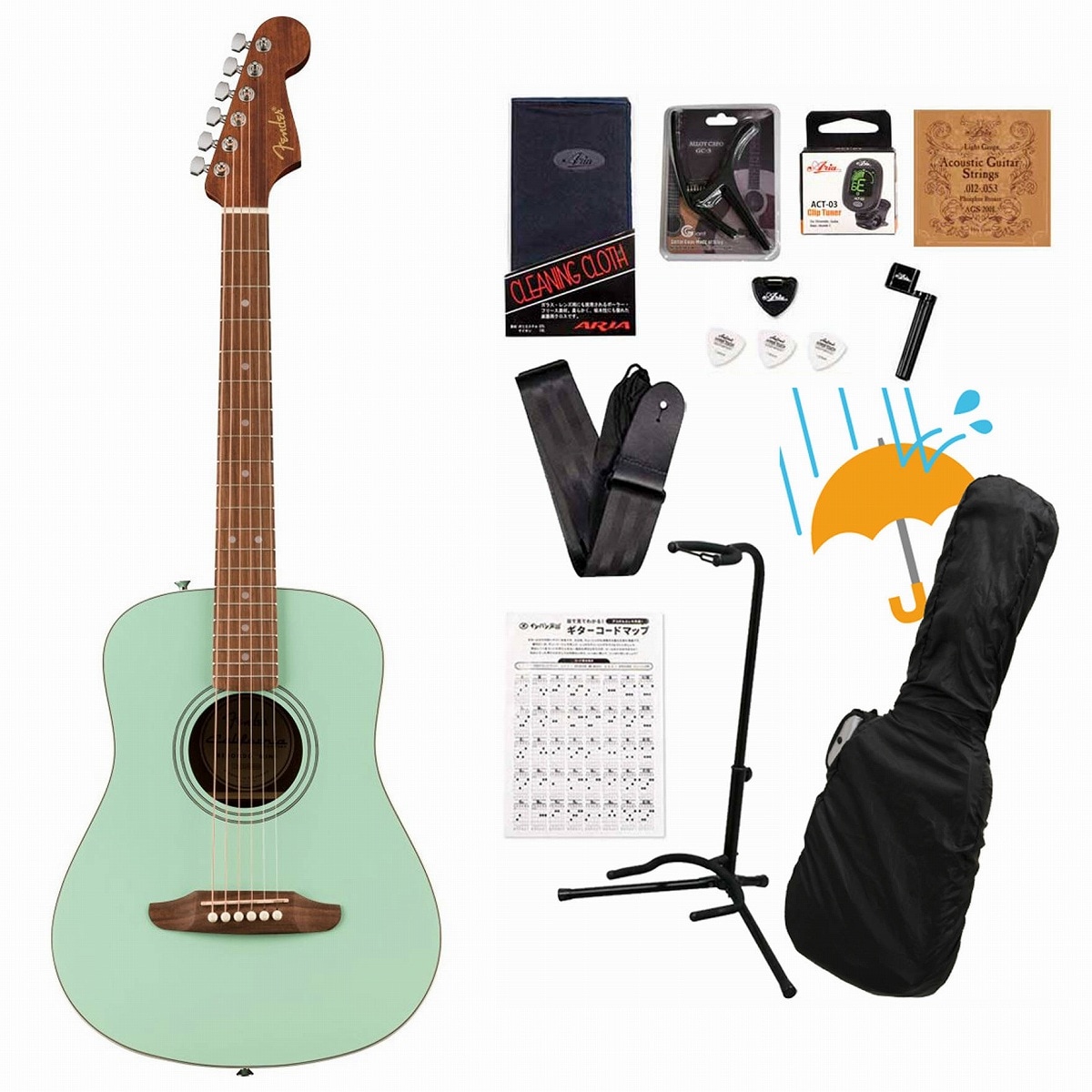 ミニアコースティックギター　Fender Redondo Amazon | Fender フェンダー アコースティックギター Redondo Mini