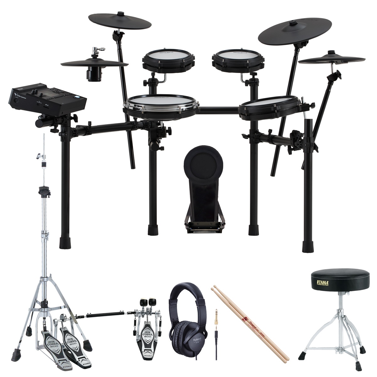 Roland / TD316 TAMAツインペダルを採用したスターターセット