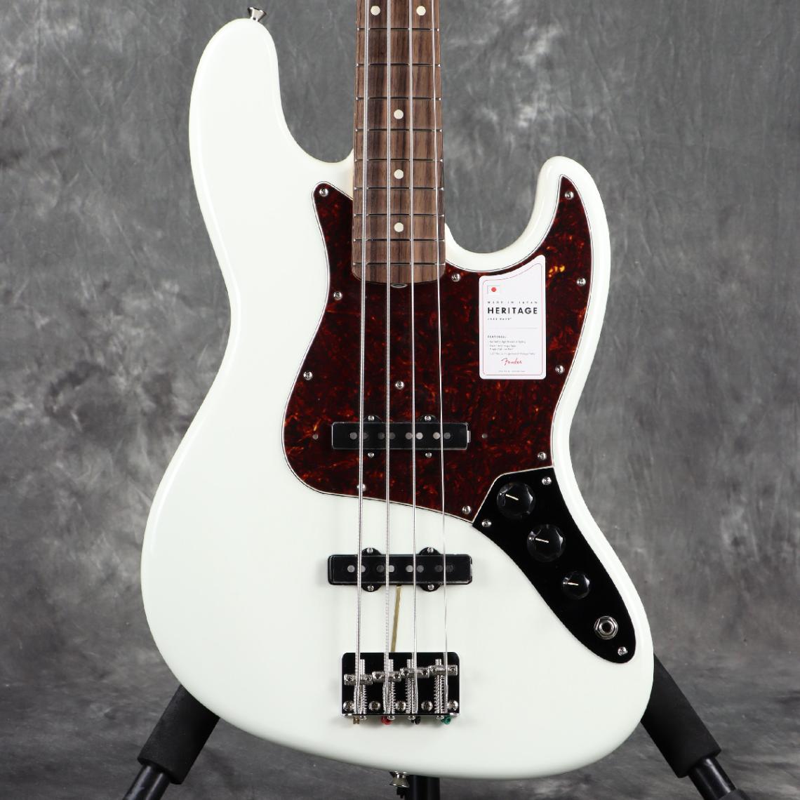 Fender / Made in Japan Heritage 60s Jazz Bass Rosewood Fingerboard Olympic White 【4.19kg】[S/N JD25025216]