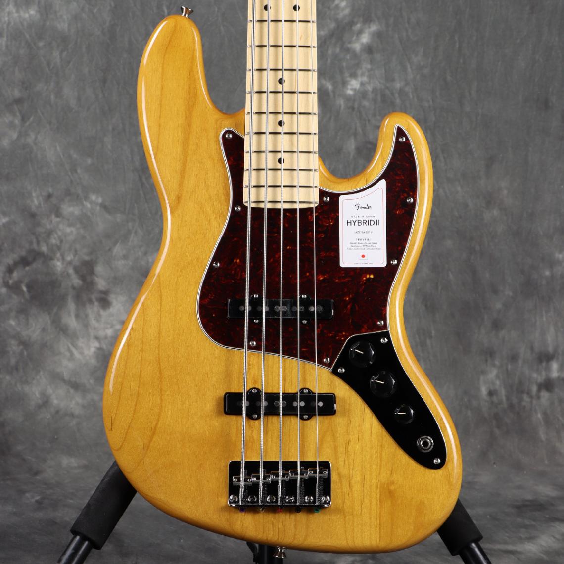 Fender / Made in Japan Hybrid II Jazz Bass V Maple Fingerboard Vintage Natural フェンダー【4.27kg】[S/N JD25023455]