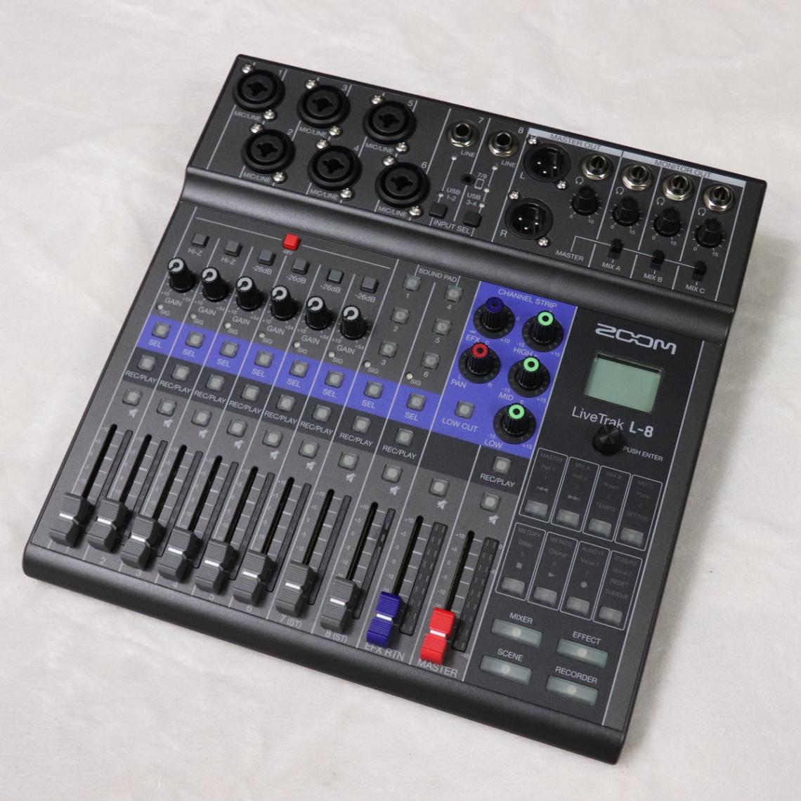 中古】ZOOM / LiveTrak L-8 【SN C48019845】 【梅田店
