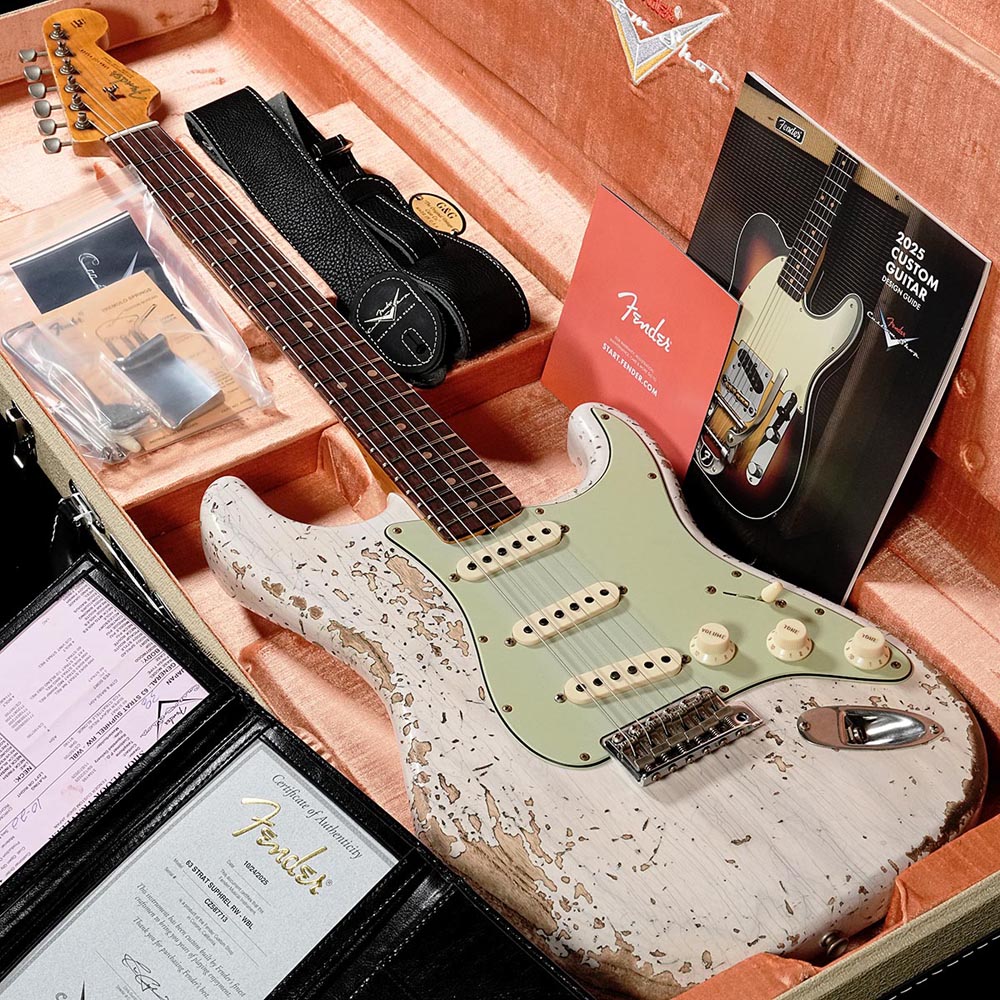 Vintage Stratocaster 1963 Styleジャパンビンテージ Fender Custom Shop / Custom Built 1963 Stratocaster Super Heavy