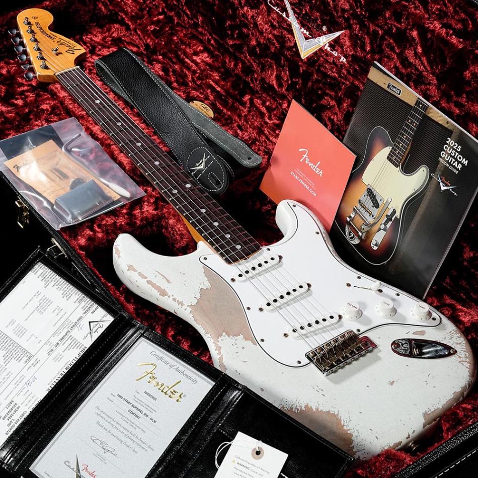 OlympicWhite Stratocaster レリック ギター Fender Custom Shop / Custom Built 1969 Stratocaster Super Heavy