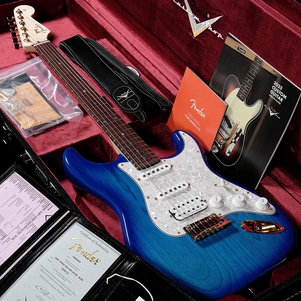 Fender Custom Shop / Custom Built Custom Stratocaster HSS NOS Blue
