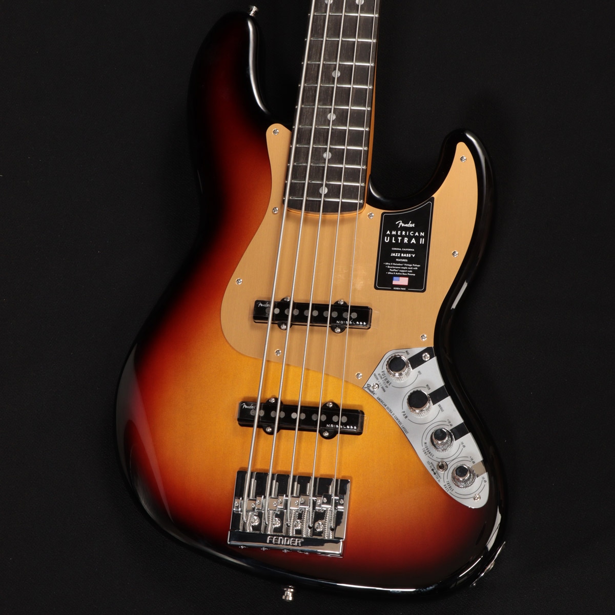 Fender / American Ultra II Jazz Bass V Ebony Ultraburst ≪S/N:US25007238≫ 【アウトレット特価】【心斎橋店】