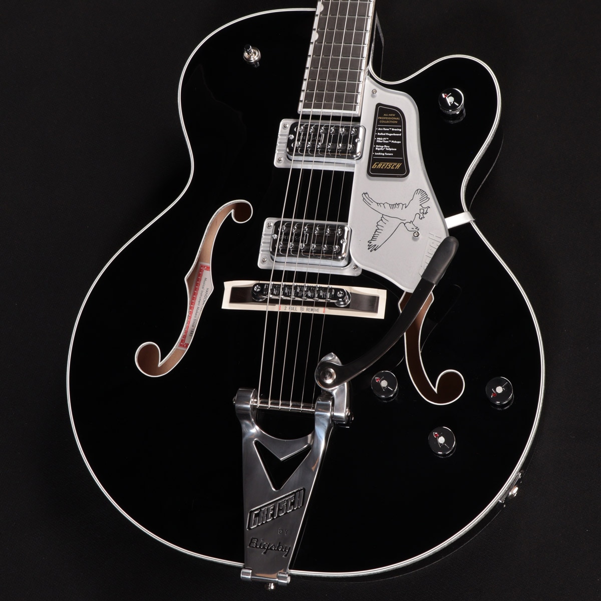 Gretsch / Falcon Hollow Body with String-Thru Bigsby and Chrome Hardware Ebony Black ≪S/N:JT25103554≫ 【4月19日までの期間限定セール】【アウトレット特価】【心斎橋店】