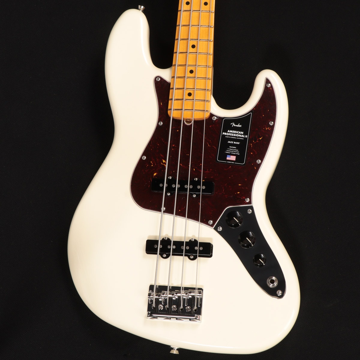 Fender/ American Professional II Jazz Bass Maple Olympic White ≪S