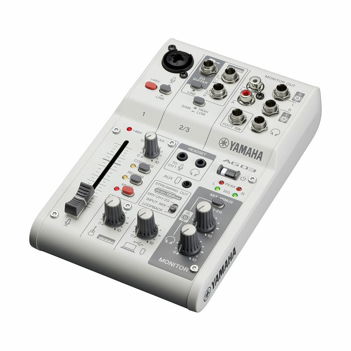 YAMAHA / AG03MK2 WHITE AT2020 Androidユーザー向け 配信・DTMセット