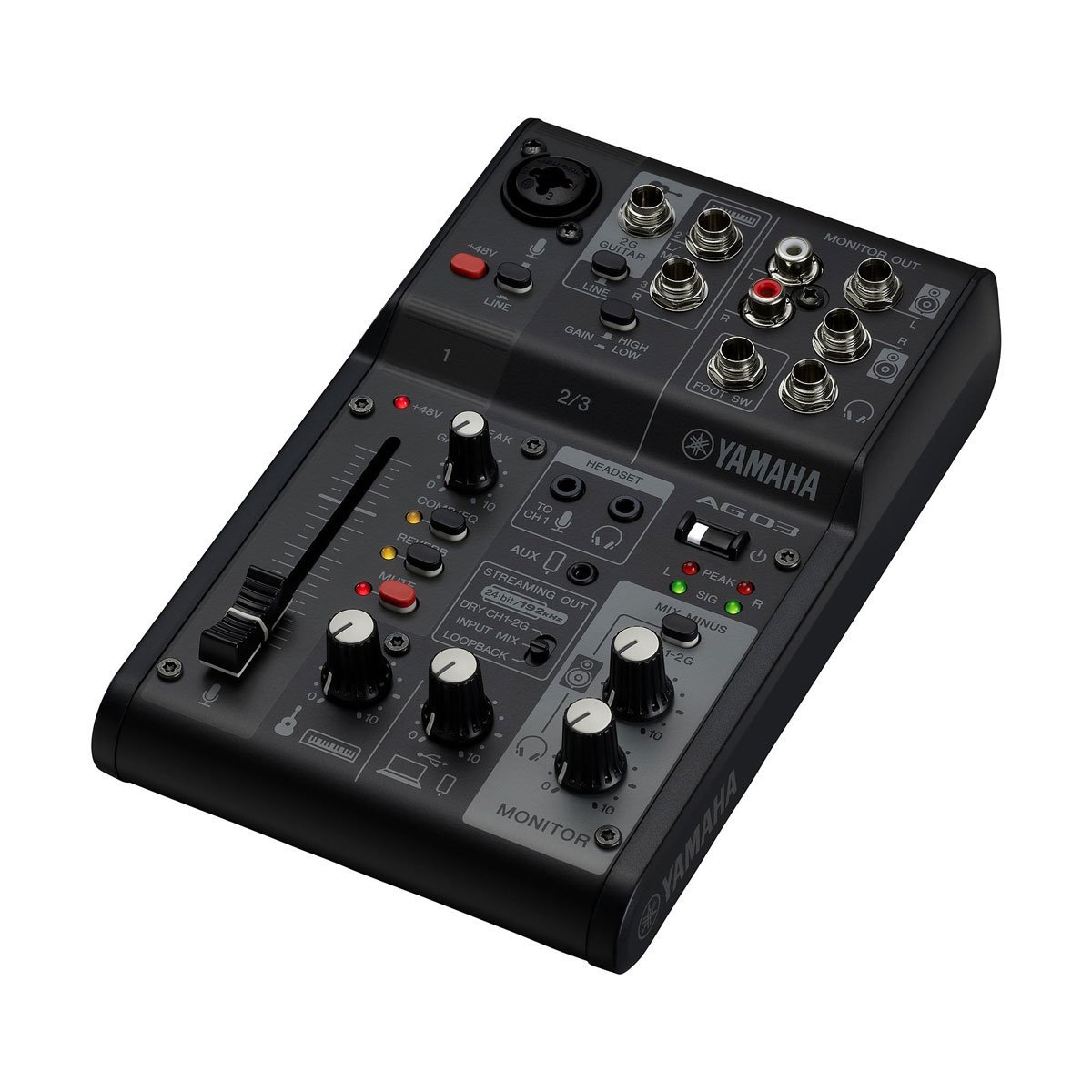 YAMAHA / AG03MK2 BLACK AT2020 Androidユーザー向け 配信・DTMセット