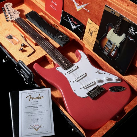 Fender Custom Shop / Custom Built Custom Classic Stratocaster Flame Maple Top NOS Trans Coral Pink【S/N CZ586445】【御茶ノ水本店】【3/3値下げ！】