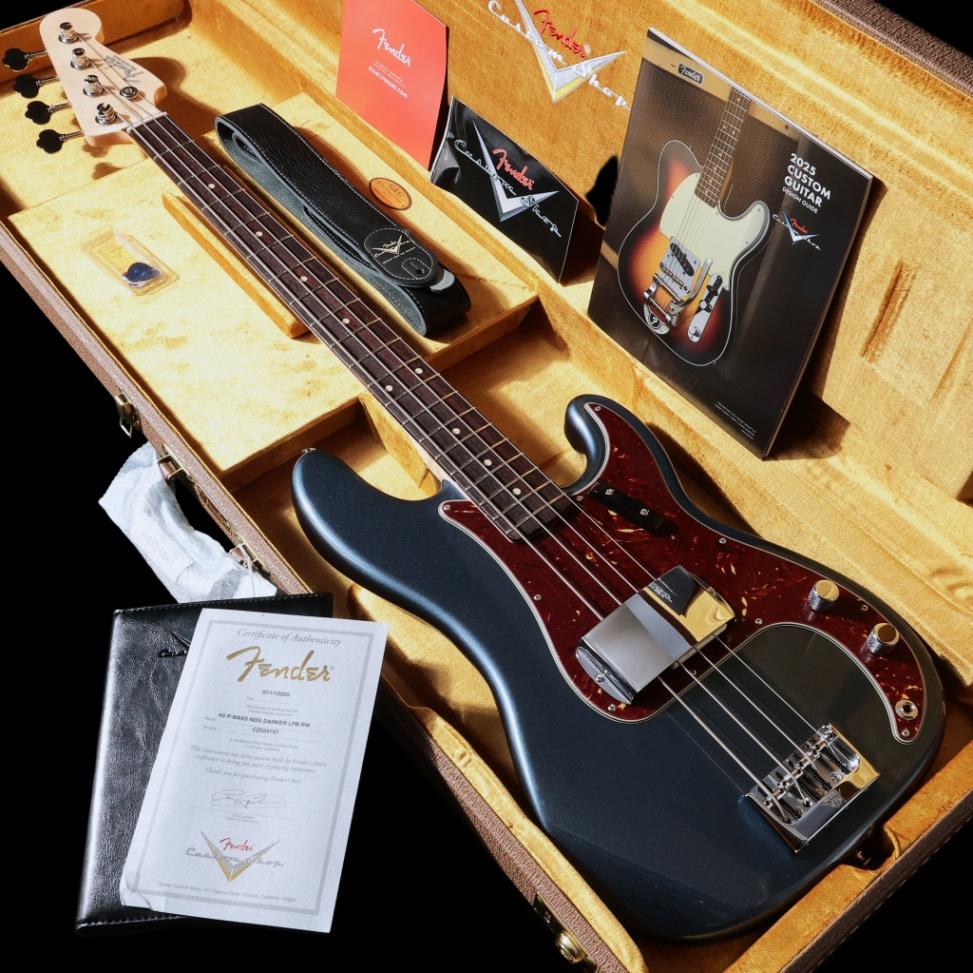 ベース Fender Custom Shop 1960 Precision Bass Fender Custom Shop / Custom Built 1960 Precision Bass NOS Darker