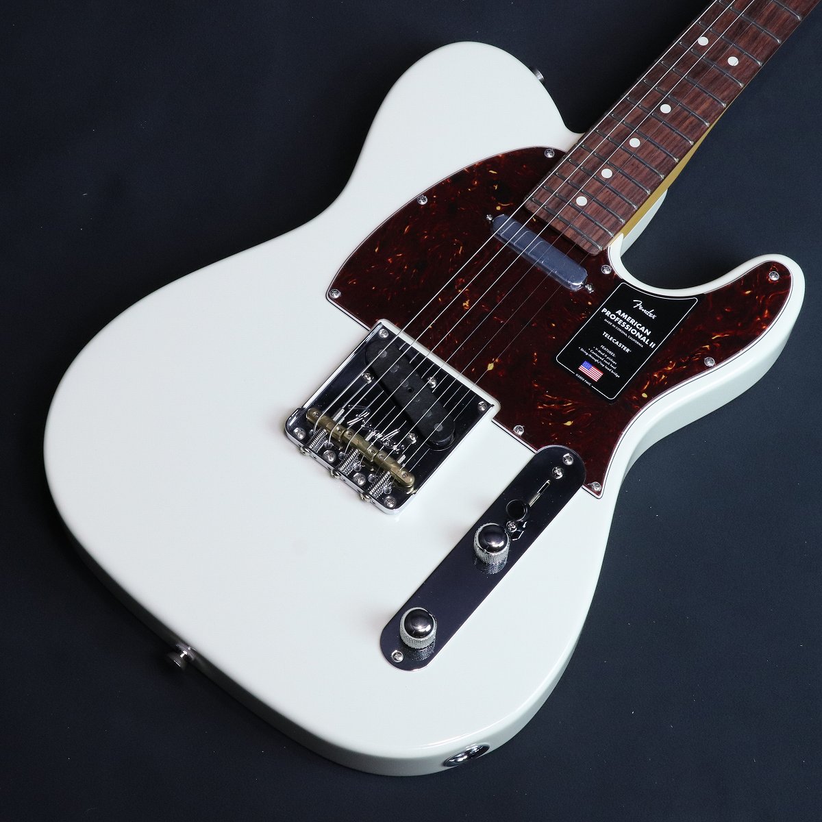 [特典付き]Fender/ American Professional II Telecaster Rosewood Fingerboard Olympic White 【S/N:US24046952】【3.68kg】【横浜店】