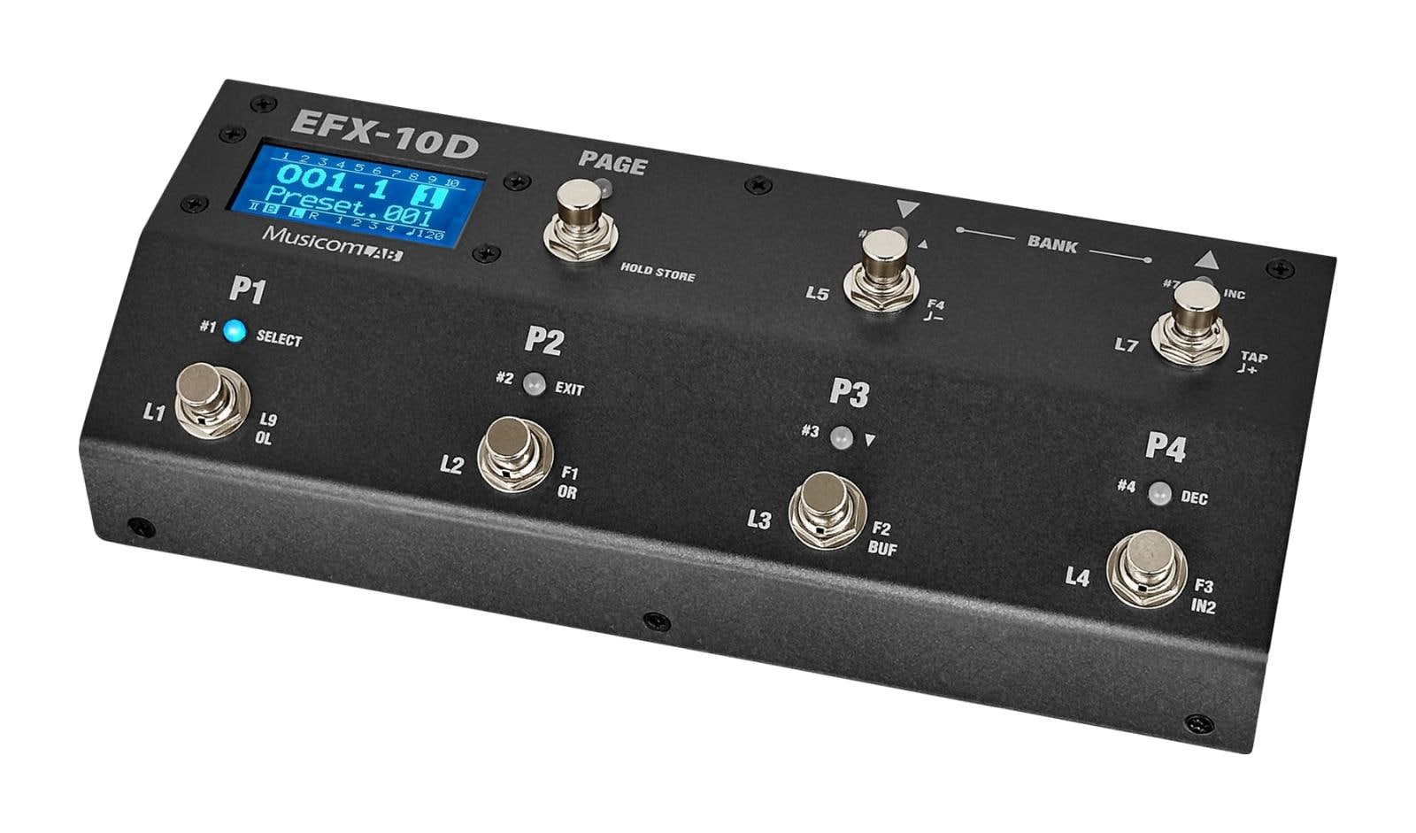 Musicom Lab / EFX-10D スイッチングシステム スイッチャー 【国内正規