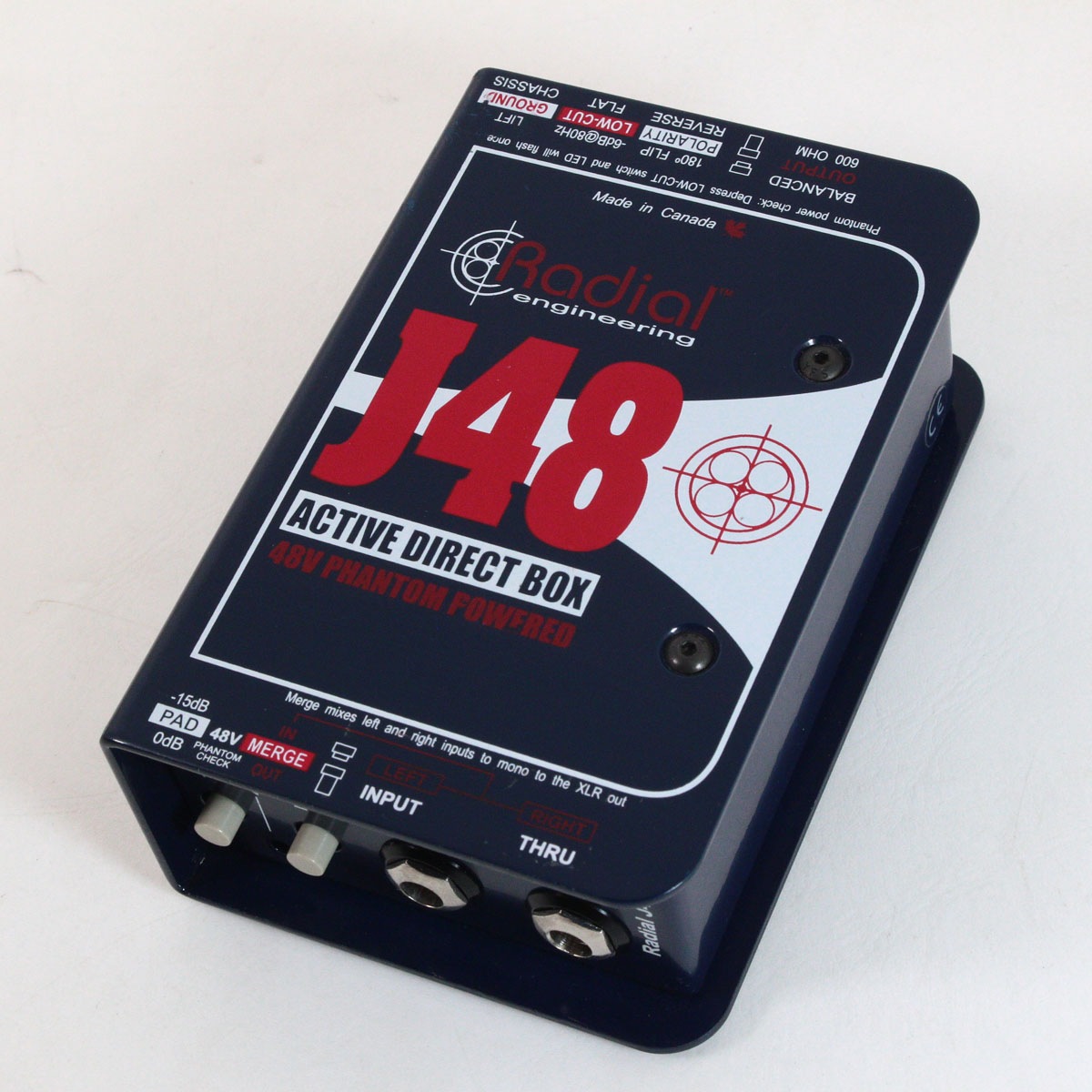 Radial J48 MK2 ダイレクトボックス　正常動作確認済み Radial Engineering（ラジアル・ラディアル） ファンタムパワー駆動