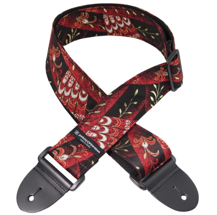 DAIKING / DGS-NKHA-60 金襴赤羽根重ね ギターストラップ【渋谷店