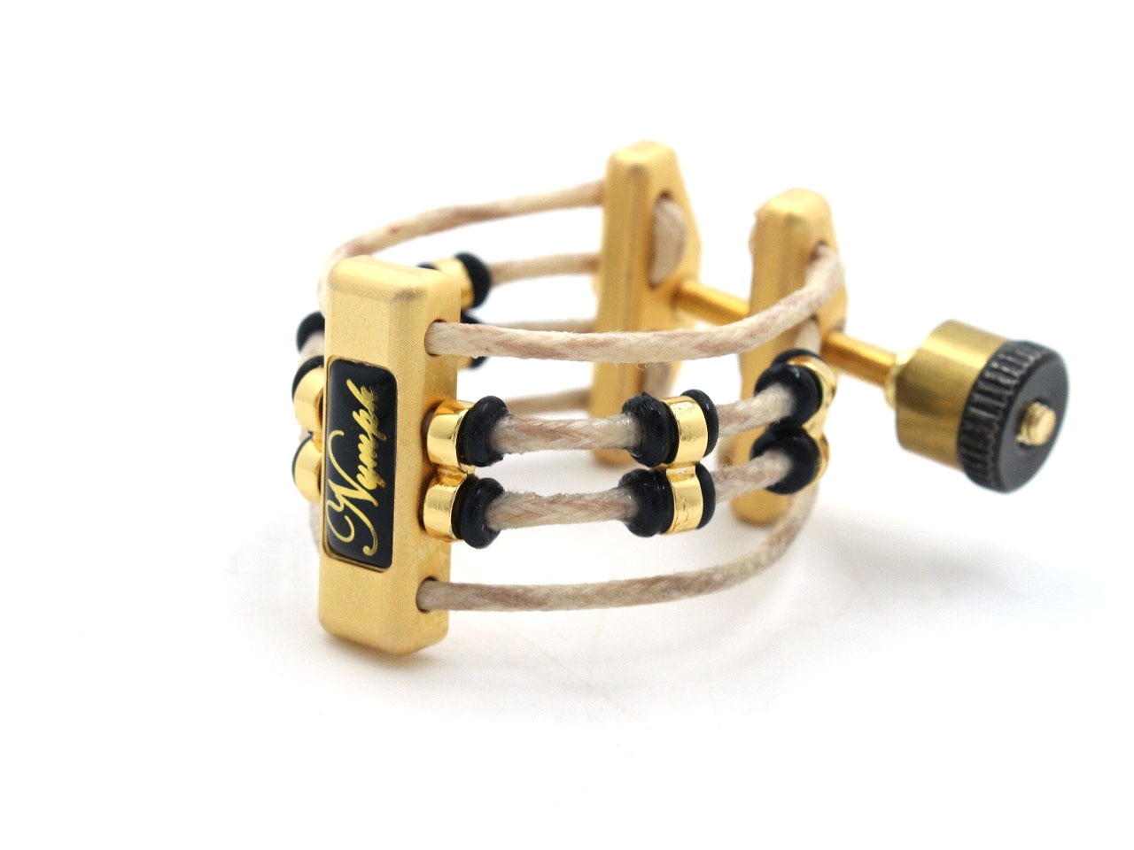 【中古】 Nymph  ニンフ / Ligature Baritone HR Size MITO  サテンゴールド リガチャー【ウインドパル】