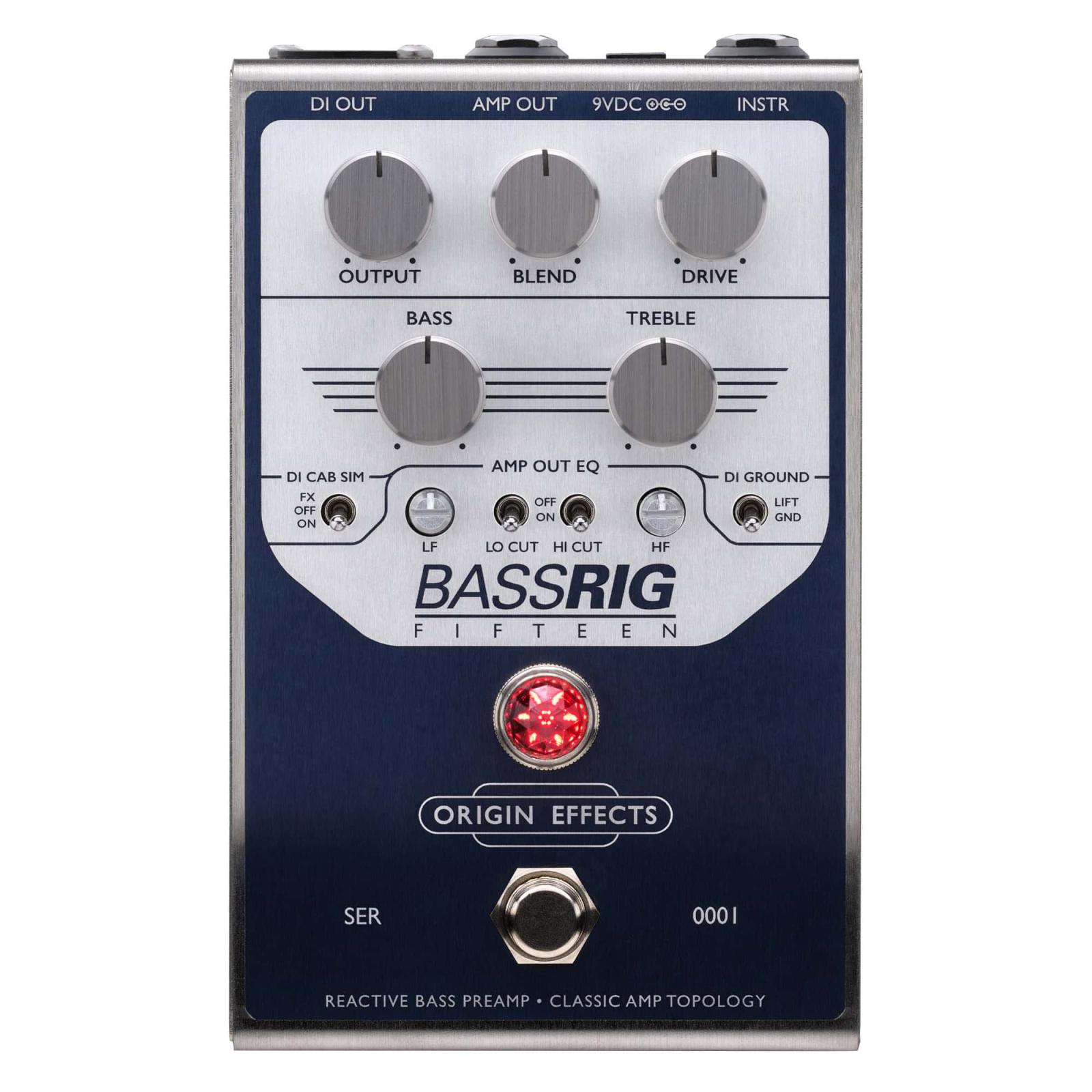 ヤマシタ　ORIGIN EFFECTS BassRIG 新製品】 ORIGIN EFFECTS / BassRIG Fifteen アンプシミュレーター/DI