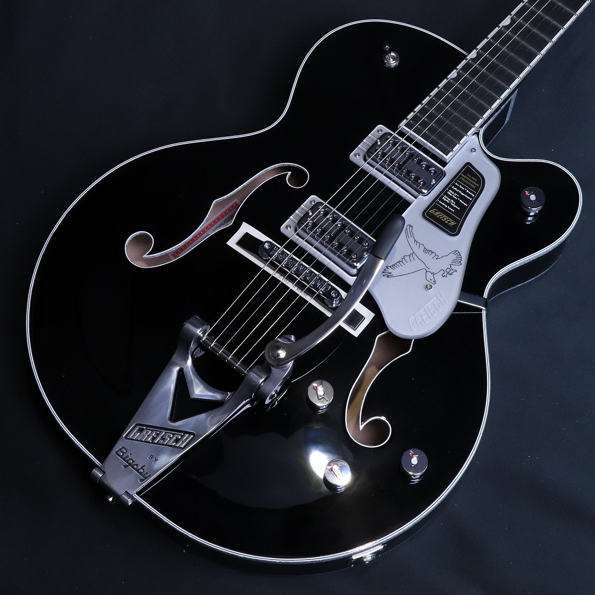 Gretsch / Falcon Hollow Body with String-Thru Bigsby and Chrome Hardware Ebony Fingerboard Black 【S/N:JT25113946】【3.65kg】【横浜店】