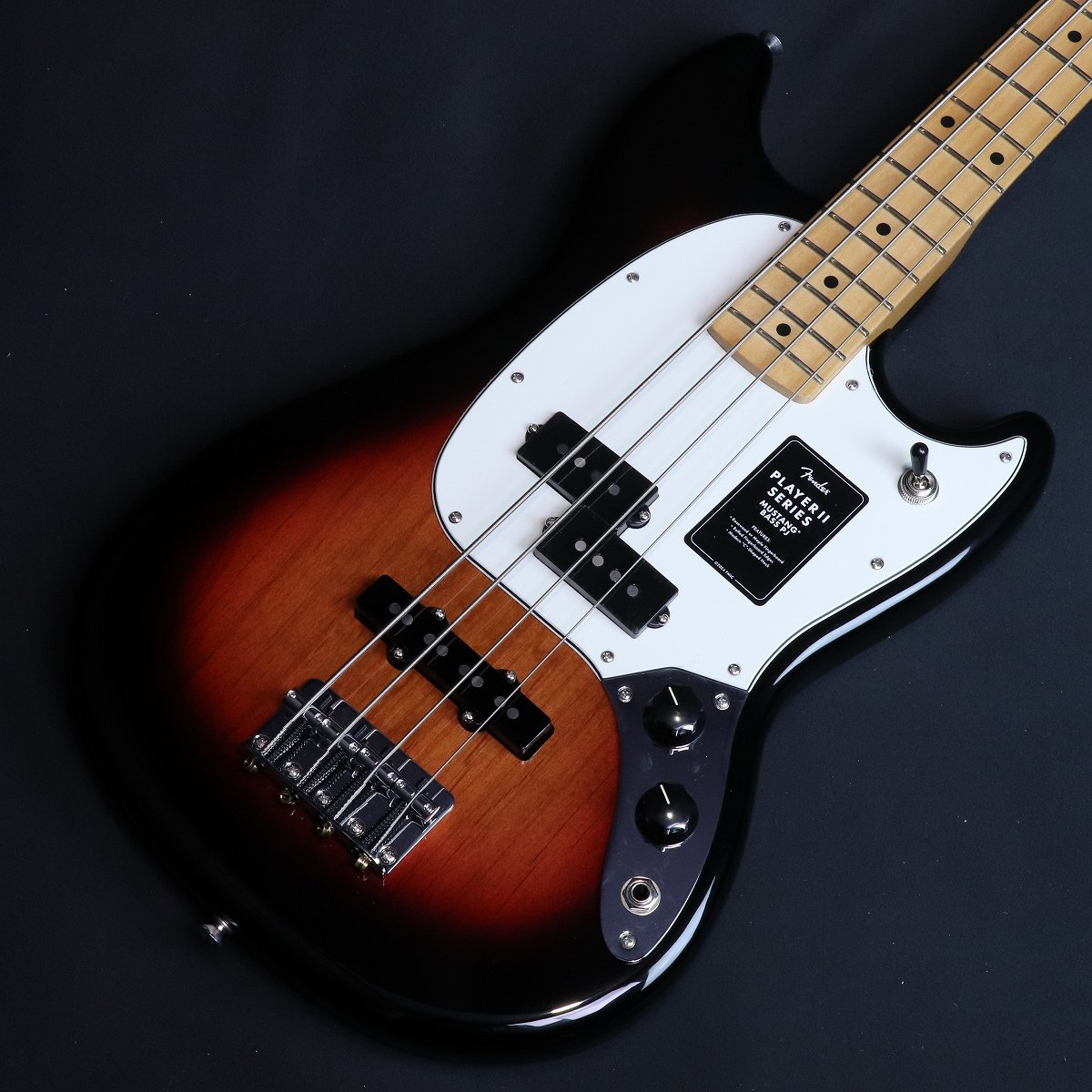 Fender / Player II Mustang Bass PJ Maple Fingerboard 3-Color Sunburst 【S/N:MX25046991】【3.38kg】【横浜店】