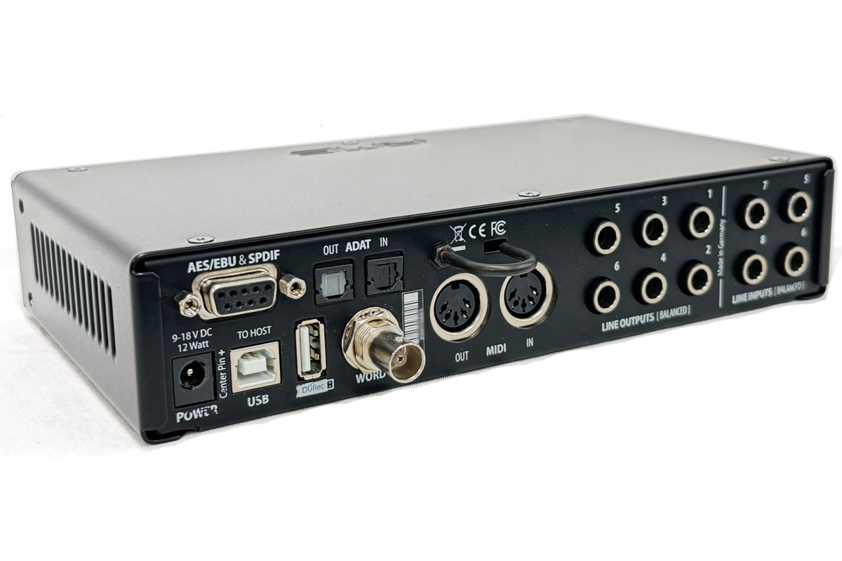 RME アールエムイー / Fireface UCX II 20入力20出力192 kHz対応