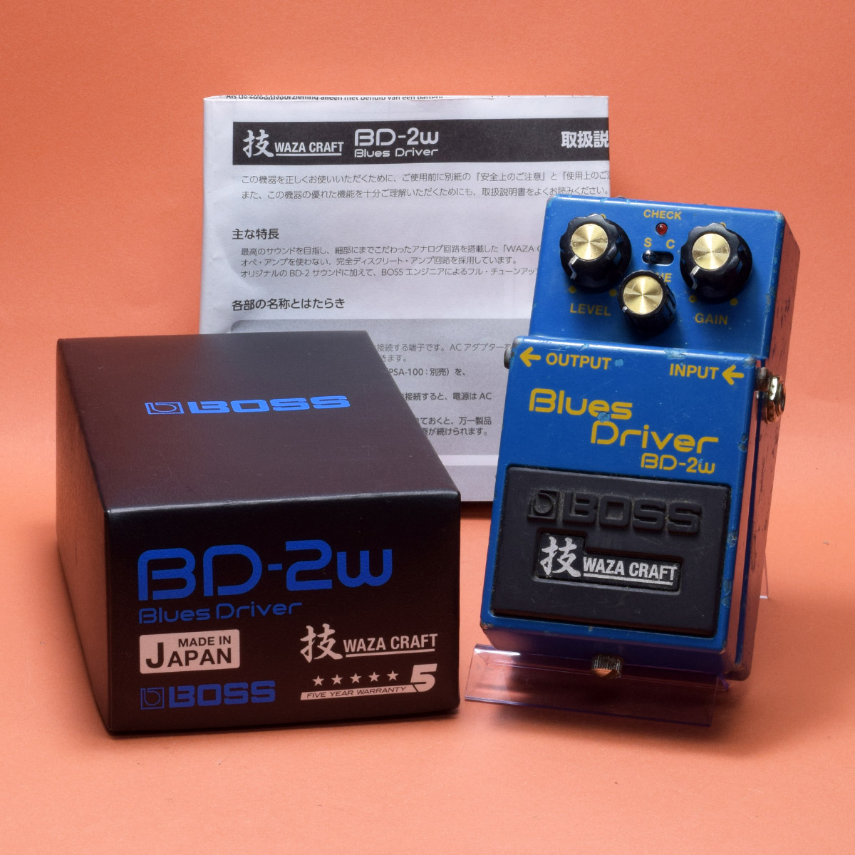 BOSS BD-2W WAZA CRAFT 【付属品完備】 中古】BOSS ボス / BD-2W WAZA CRAFT Blues Driver 【福岡店