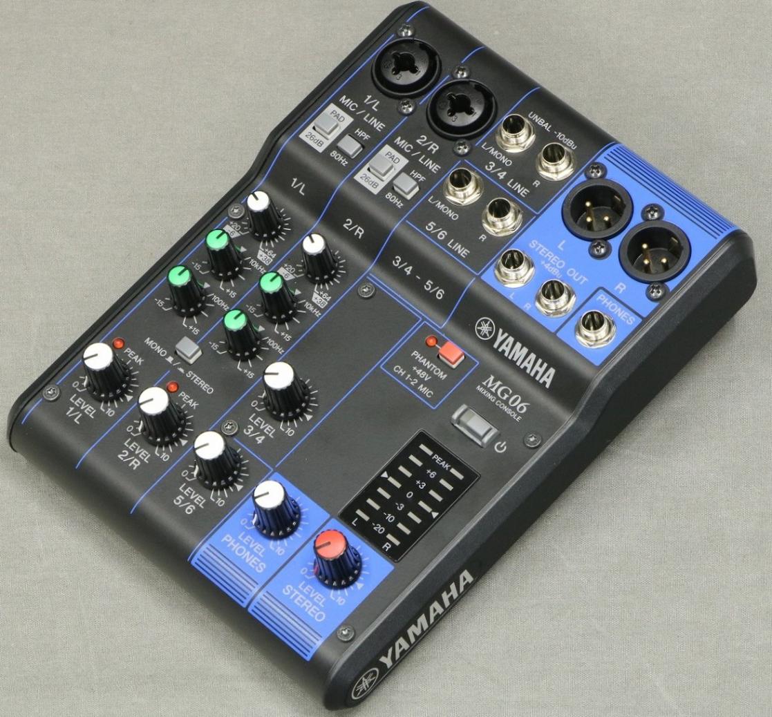 中古】 YAMAHA / MG06 【御茶ノ水本店】 | アナログミキサー