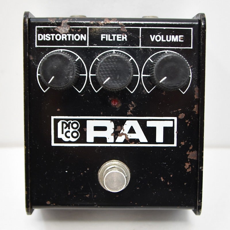 RAT-1986 Clone ブラックフェイス（電池駆動可能） 中古】PROCO / RAT Blackface 1986 【SN RT-043513】 【心斎橋店