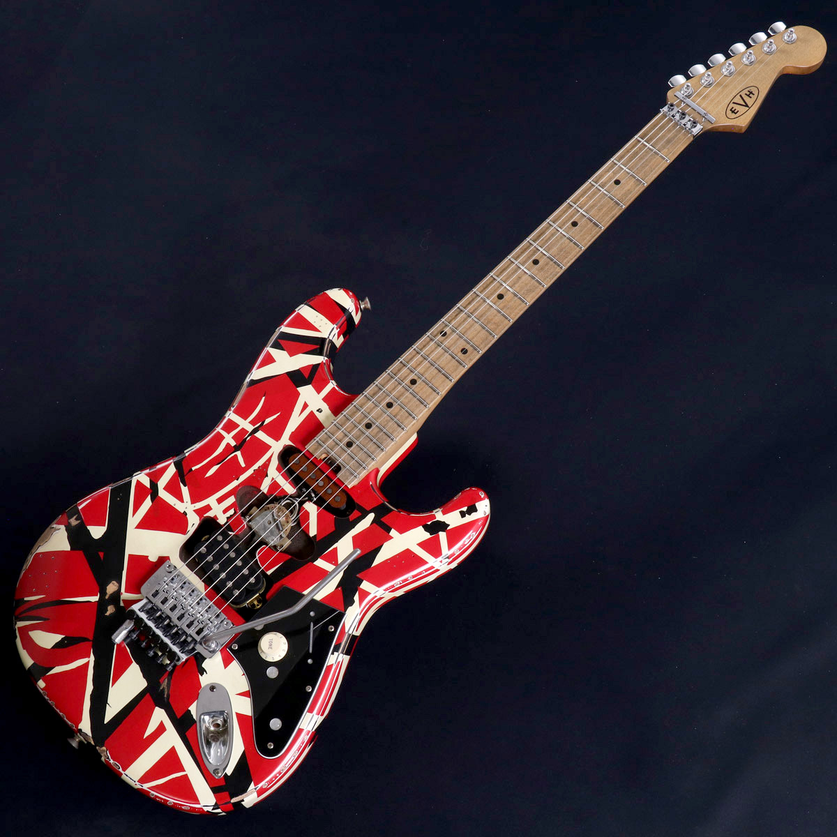 中古】EVH / Striped Series Frankie Red/White/Black Relic ［3.69kg