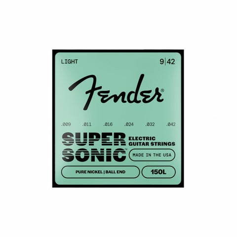 Fender / SuperSonic Guitar Strings Pure Nickel Wound Ball End 150L .009-.042 Gauges フェンダー 弦【正規代理店製品】