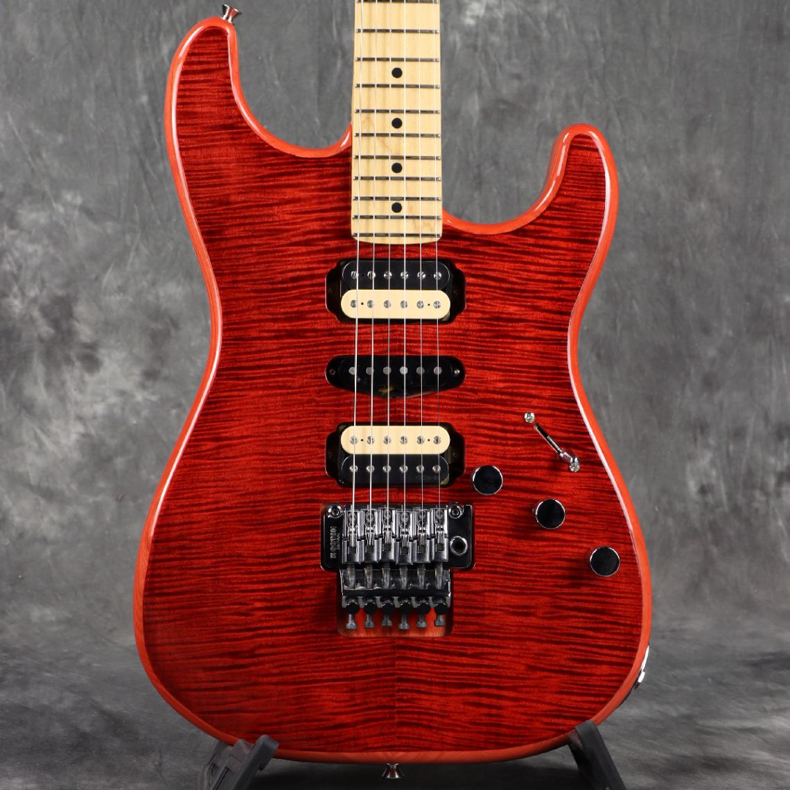 ギター Fender MIJ Michiya Haruhata Stratocaster Fender / Michiya Haruhata Stratocaster Maple Fingerboard Trans