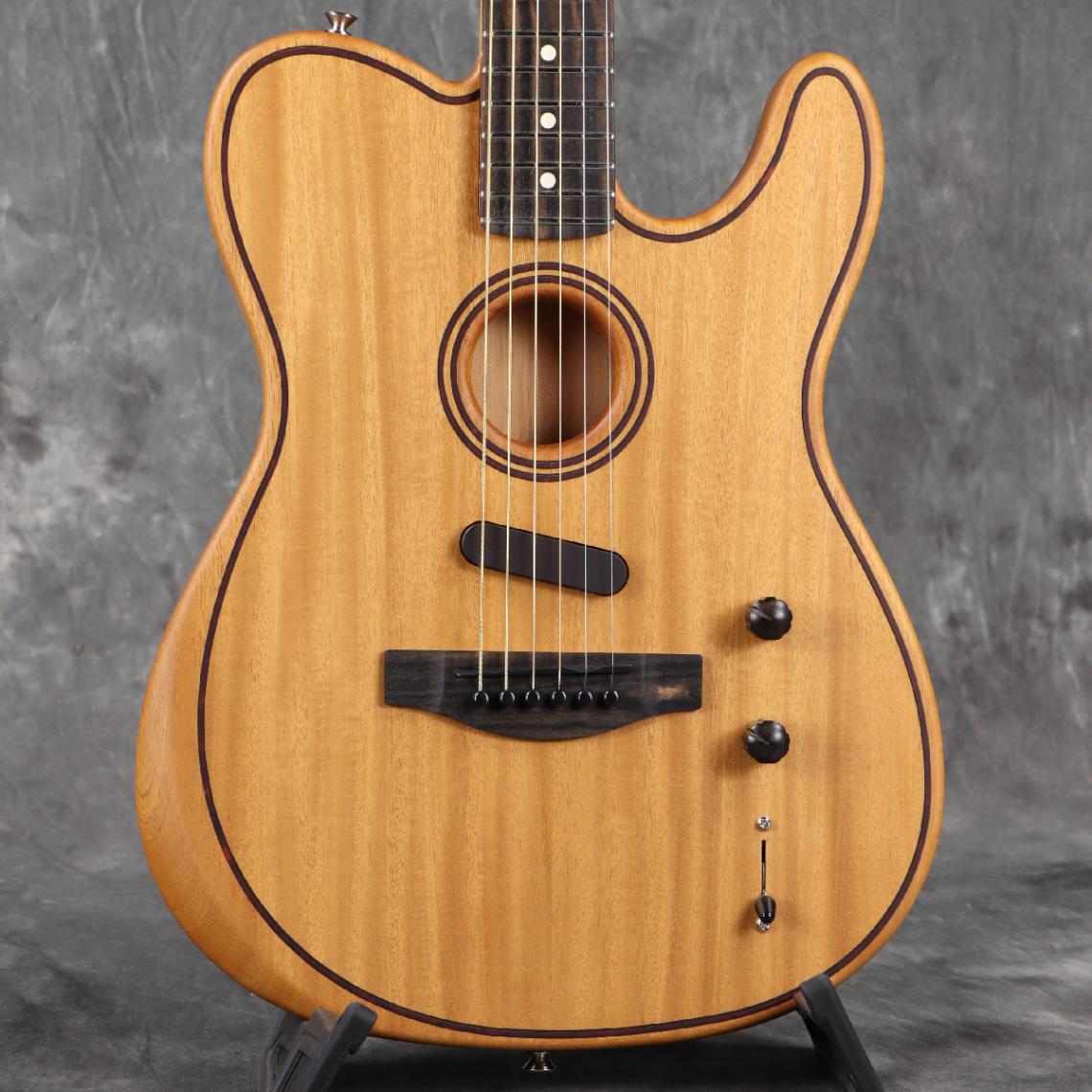 Fender / American Acoustasonic Telecaster All-Mahogany Ebony Fingerboard Natural フェンダー【2.29kg】[S/N US253329A]