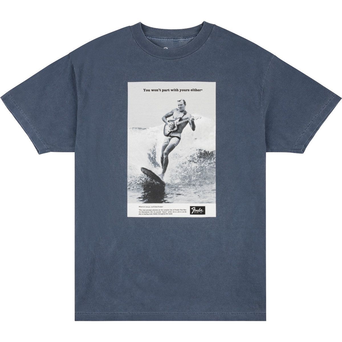 Fender / Clothing and Collectibles Series Vintage AD Surfer T-Shirt Ocean M Size フェンダー