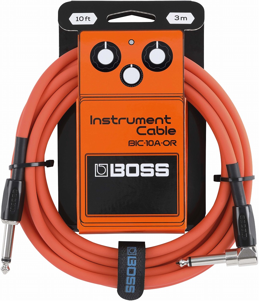 BOSS / BIC-10A-OR Instrument Cable オレンジ ボス ギターケーブル ギターシールド 3m 3メートル