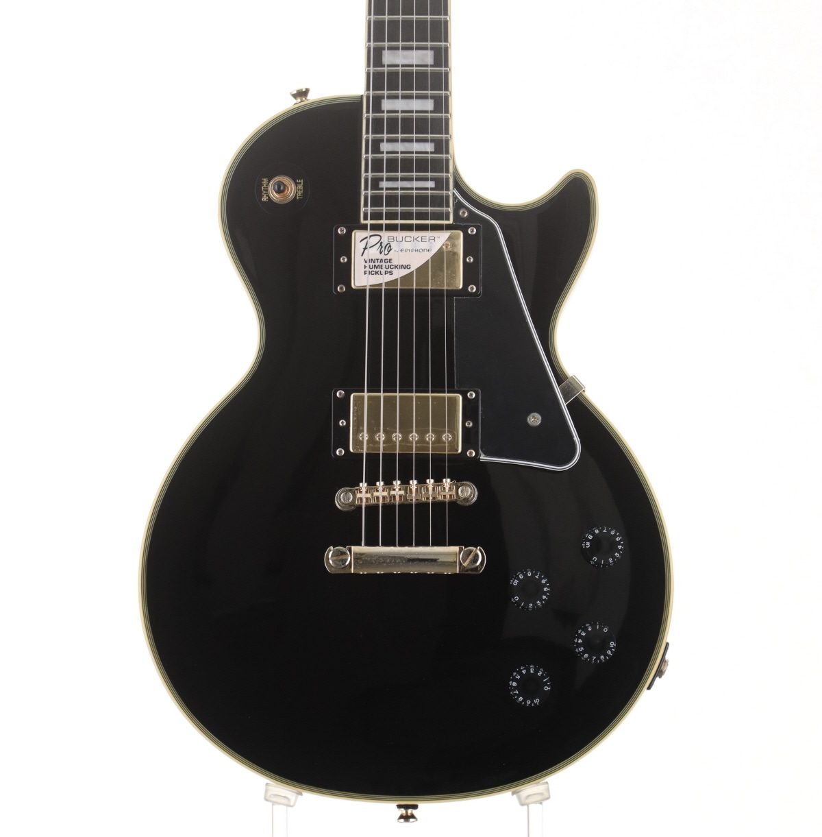 極美品 Epiphone Les Paul CUSTOM PRO 黒 エピフォン Epiphone Les Paul Custom Ebony エレキギター エピフォン レスポール