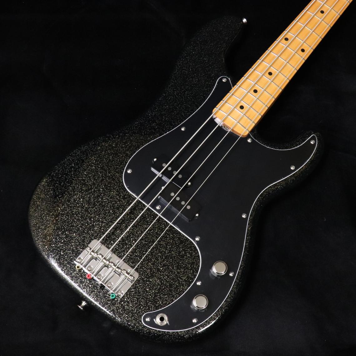 Fender / J Precision Bass Maple Fingerboard Black Gold 【SN