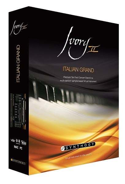 Synthogy / Ivory II Italian Grand (Download)《ダウンロード版メール