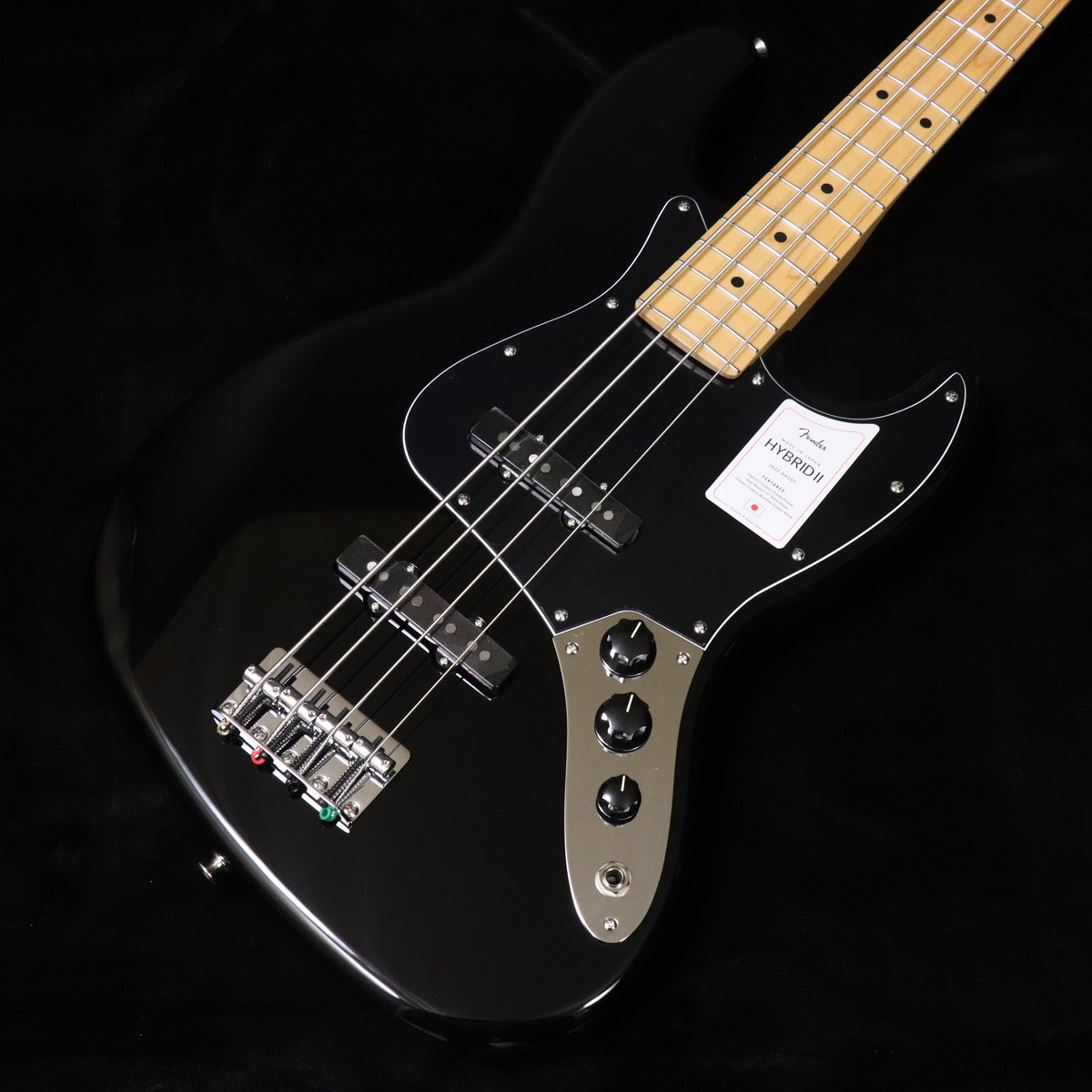 Fender / Made in Japan Hybrid II Jazz Bass Maple Fingerboard Black 【梅田店】