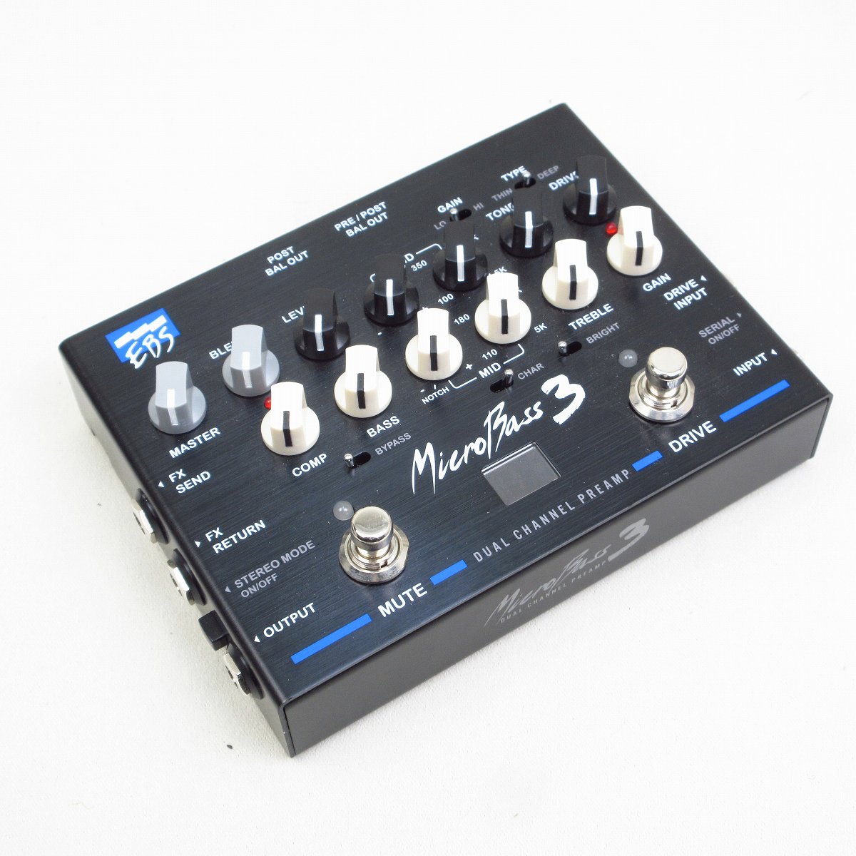 EBS / MicroBass 3 2-Channel Professional Outboard Preamp ベース用
