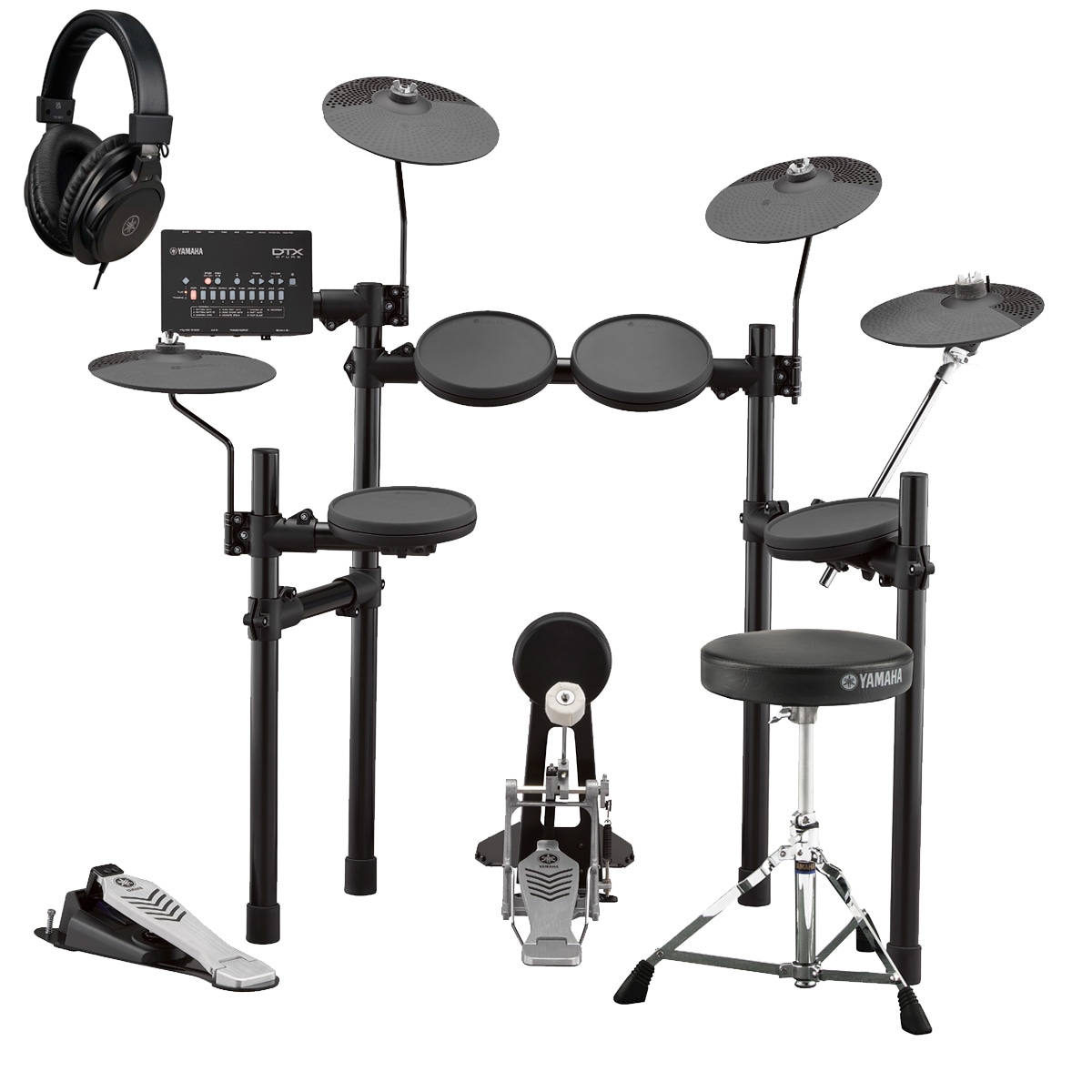 YAMAHA / DTX432KUPGS 3シンバル 電子ドラムキット ヤマハ 純正ヘッドホン付き