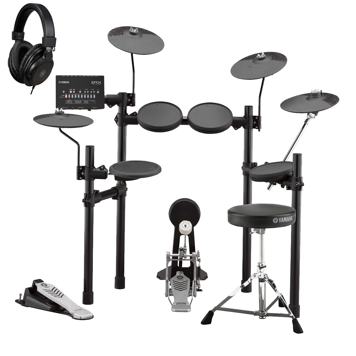 YAMAHA / DTX452KUPGS 3シンバル 電子ドラムキット ヤマハ 純正ヘッドホン付き