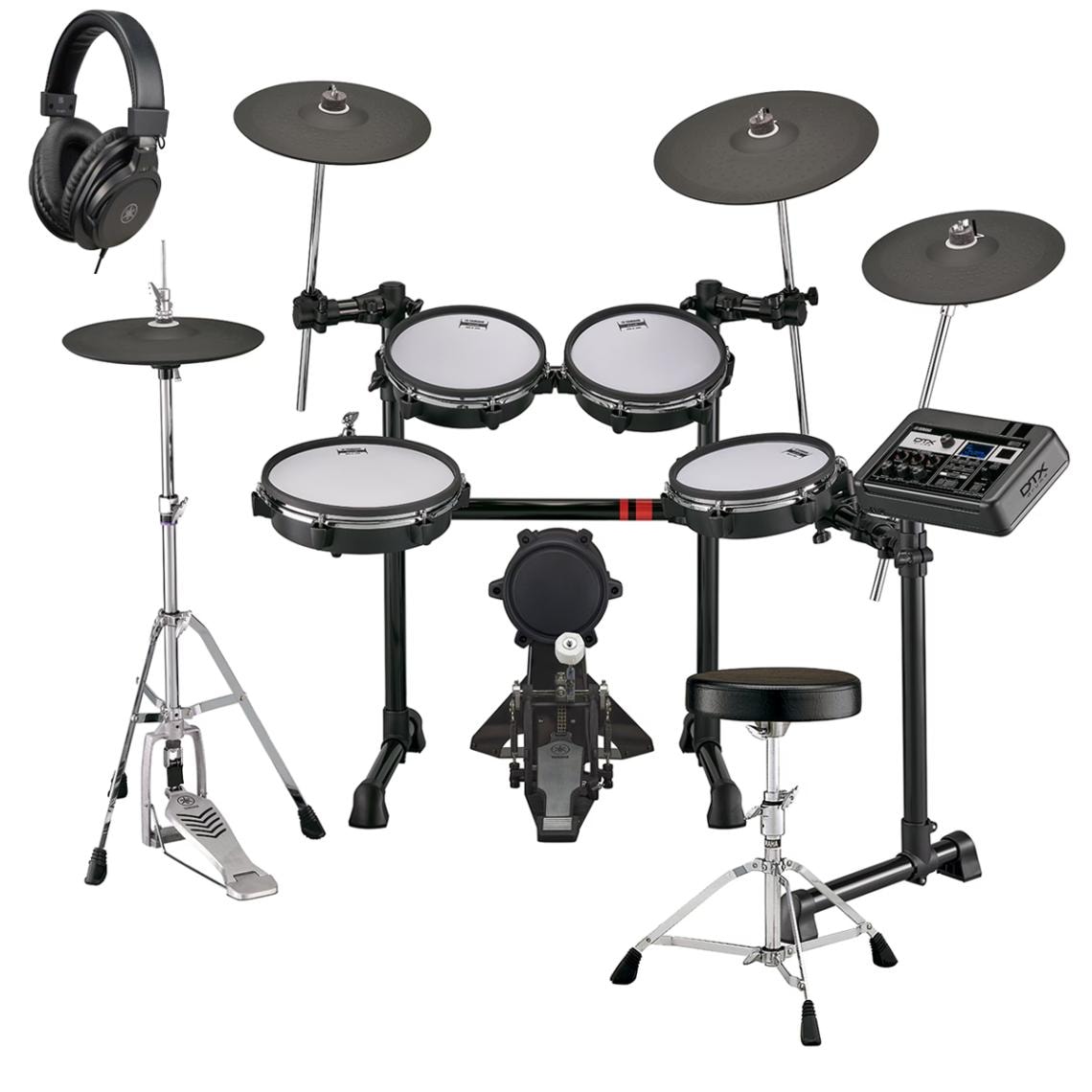 YAMAHA / DTX6K5-MUPS メッシュヘッドの電子ドラムキット ヤマハ 純正ヘッドホン付き