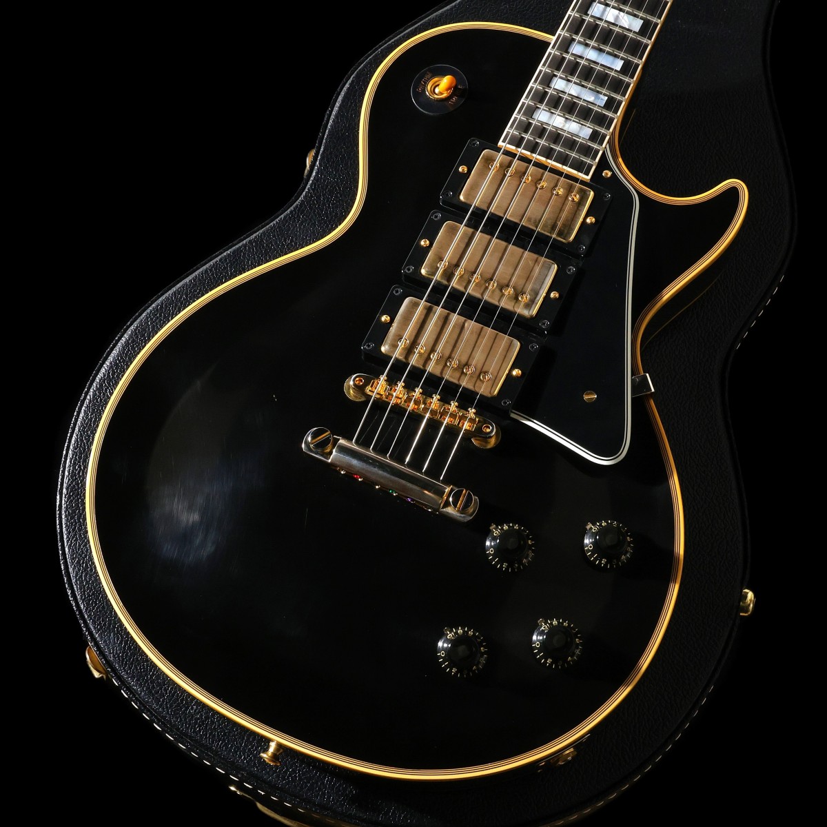 【中古】Gibson Custom Shop / 1957 Les Paul Custom 3-Pickups VOS Ebony 【御茶ノ水本店】