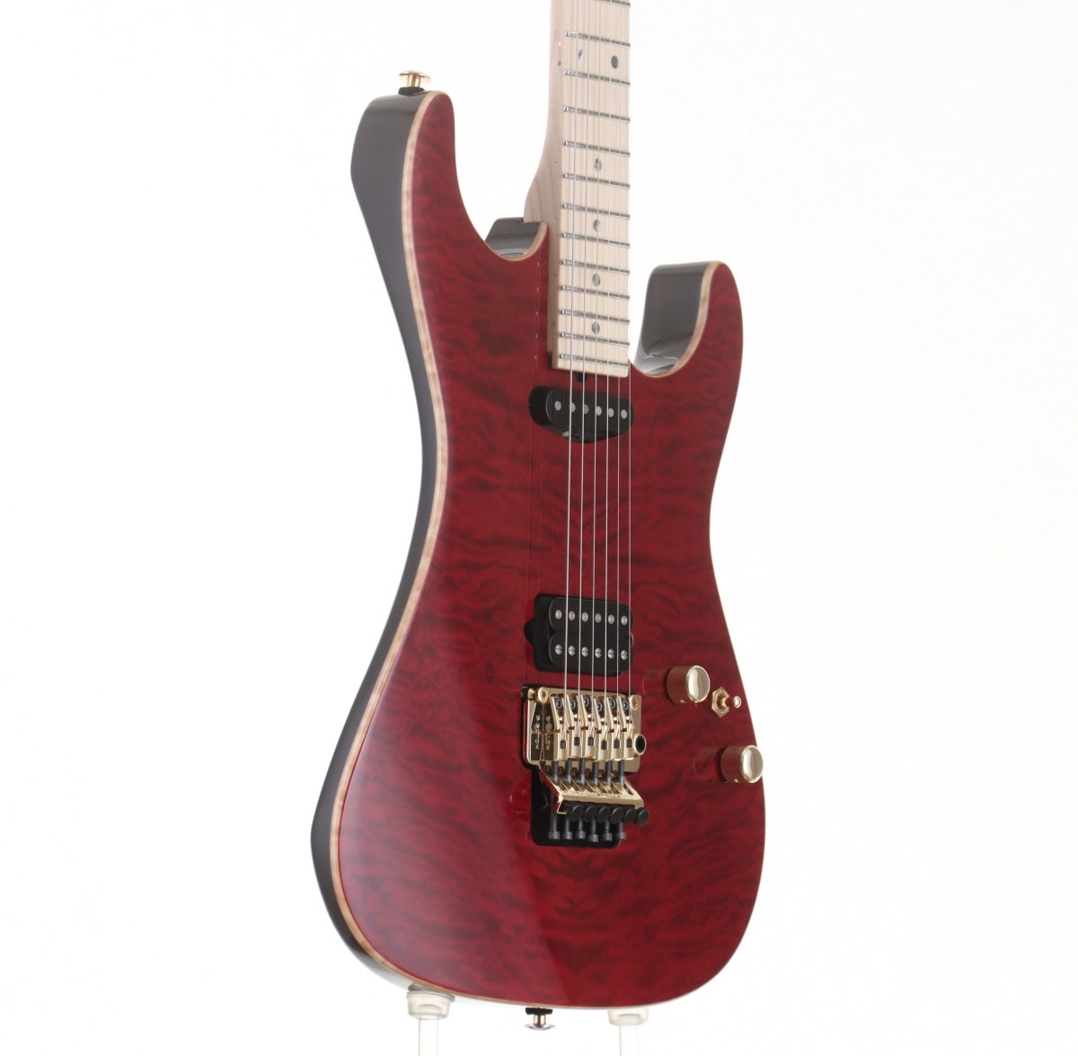 中古】SUHR / Custom Standard Quilt Top Floyd Trans Red【新宿店