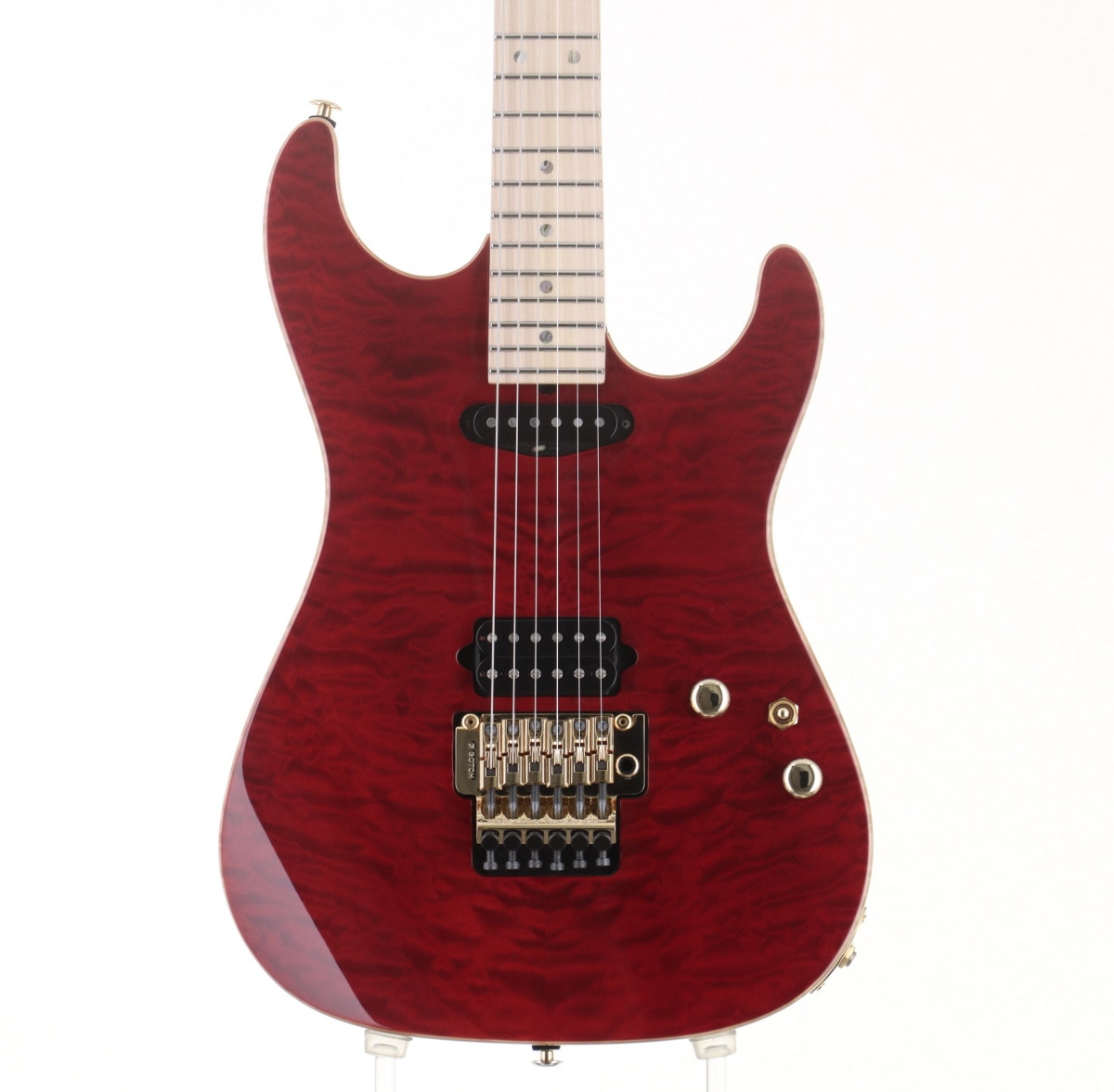 中古】SUHR / Custom Standard Quilt Top Floyd Trans Red 【新宿店