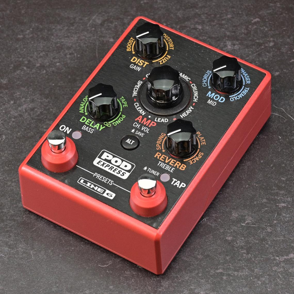 LINE 6 POD EXPRESS ギターエフェクター　中古美品 LINE6 ライン6 POD Express Guitar マルチエフェクター ギター
