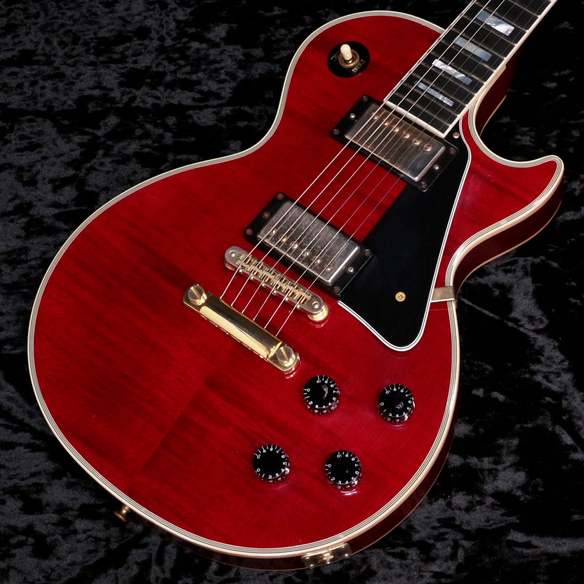 Gibson Les Paul Custom レッド エレキギター Les Paul Custom Figured w/Ebony Fingerboard Gloss Red Tiger s/n